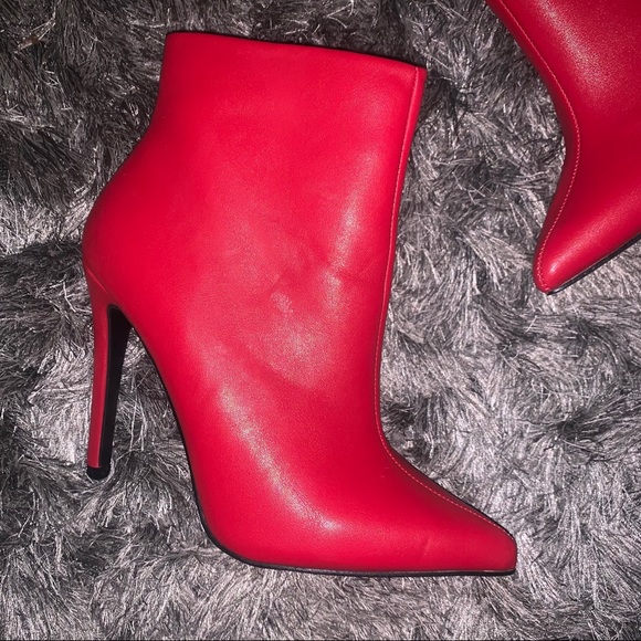 Red Booties - Picture 2 of 4